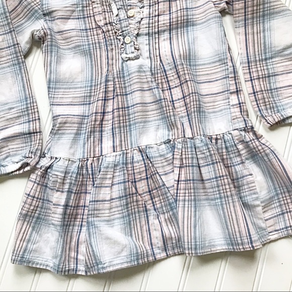 •The Children’s Place• plaid flannel tunic top - Picture 3 of 4